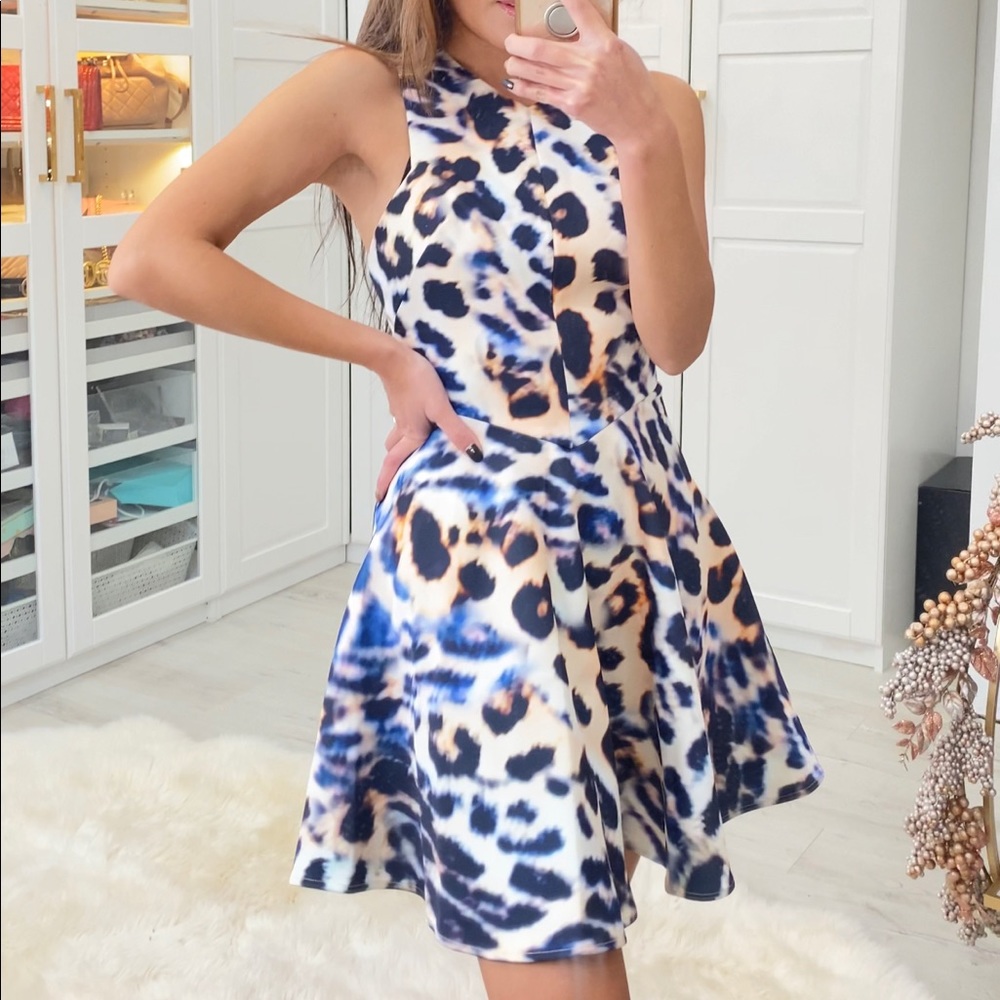 Cameo exclusive animal print dress